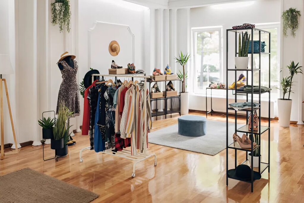 Spring Merchandising Starts with Walls: A Commercial Painter in St. Pete Beach, FL on Visual Flow and Color Timing 1 Retail interior with crisp white wall paint and smooth, even coverage by a commercial painter in St. Pete Beach, FL
